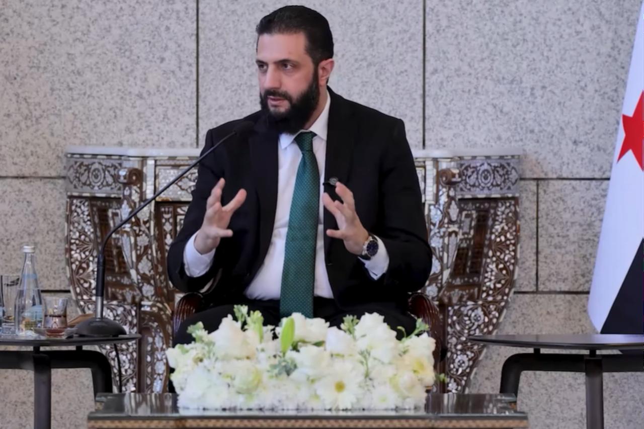 Syria’s al-Sharaa calls ties with Egypt a duty, seeks investment