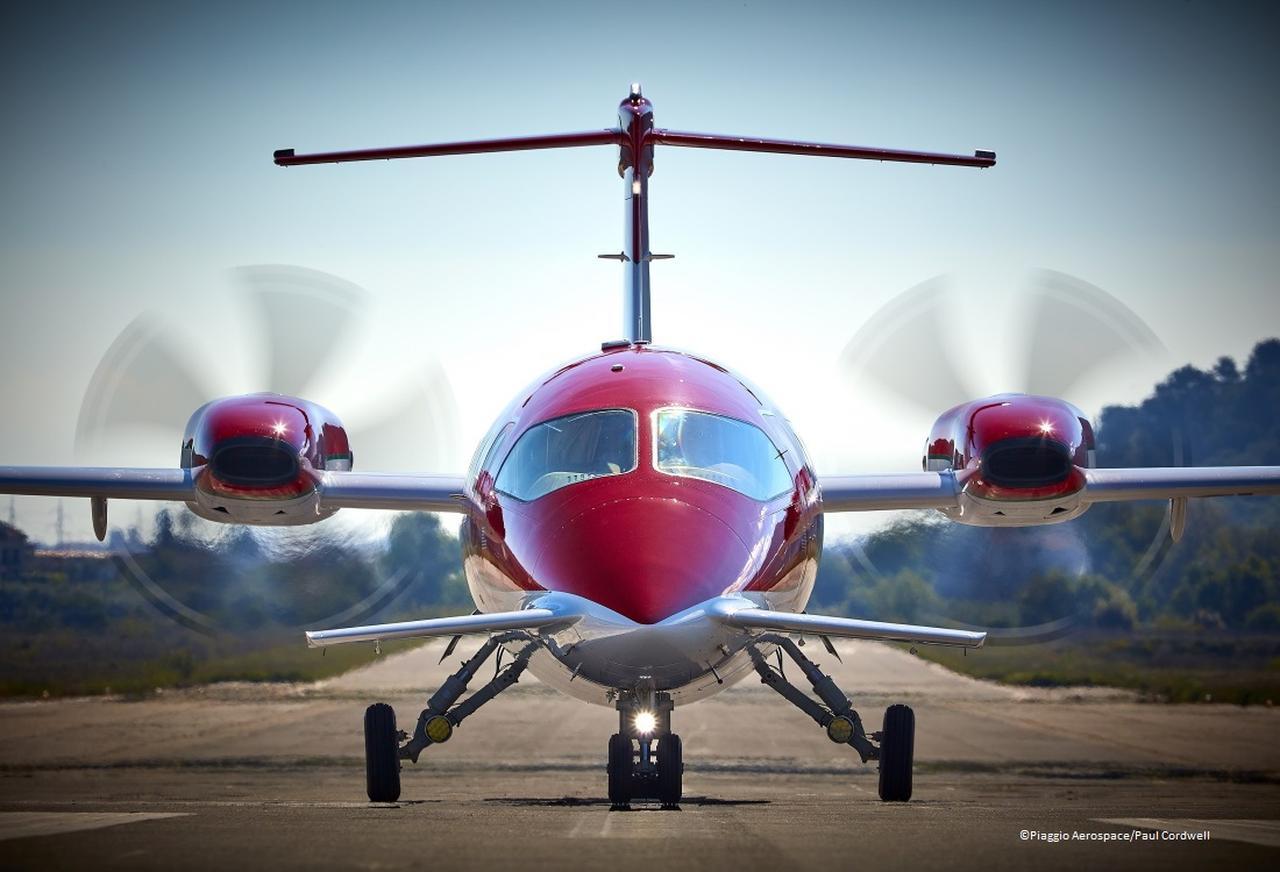 Piaggio Aerospace's P.180 Avanti EVO jet at an unspecified location and time. (Photo via piaggioaerospace)