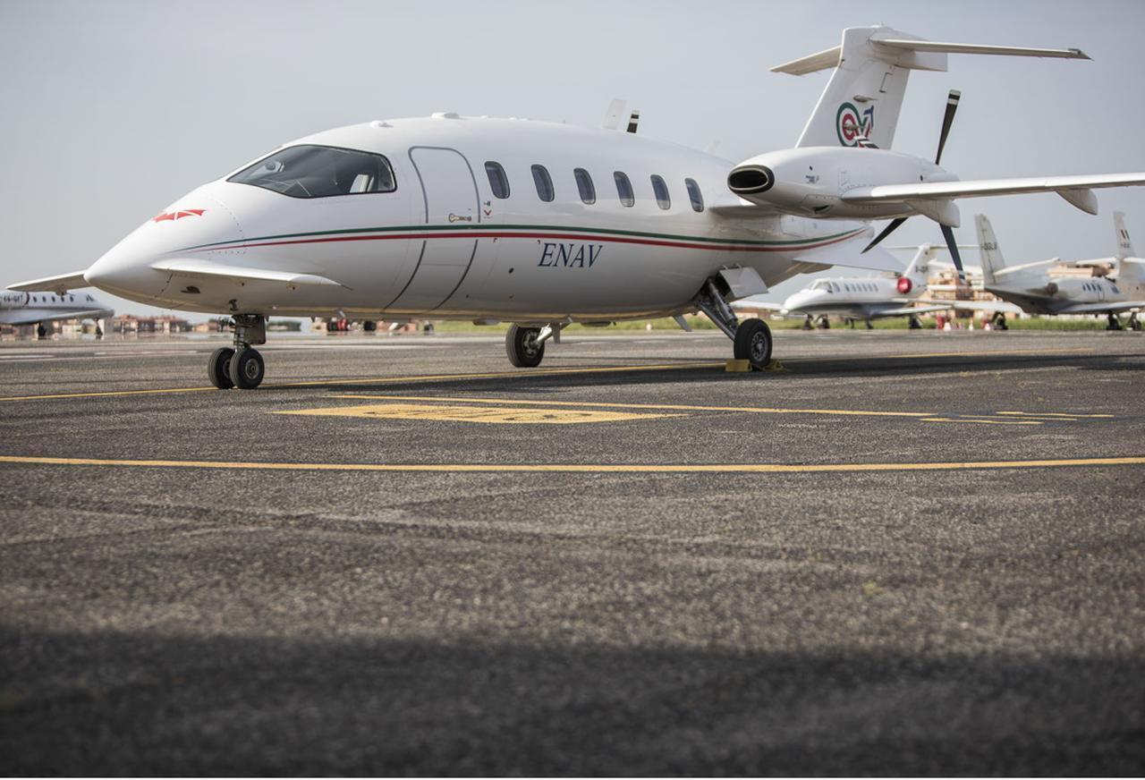 Piaggio Aerospace's P.180 Avanti II jet at an unspecified location and time. (Photo via piaggioaerospace)
