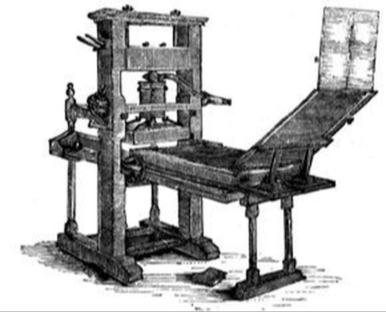 An old printing press operating in Ottoman lands, it was first run by Jewish communities. (Source: Trivia)
