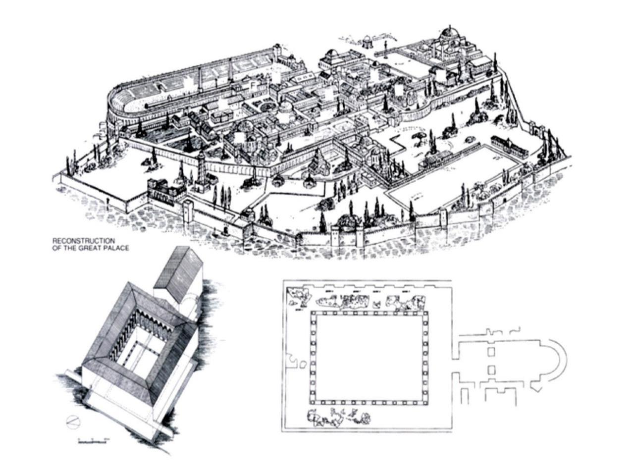 Reconstruction of the Great Palace. (Photo via Türkiye's Ministry of Culture and Tourism)