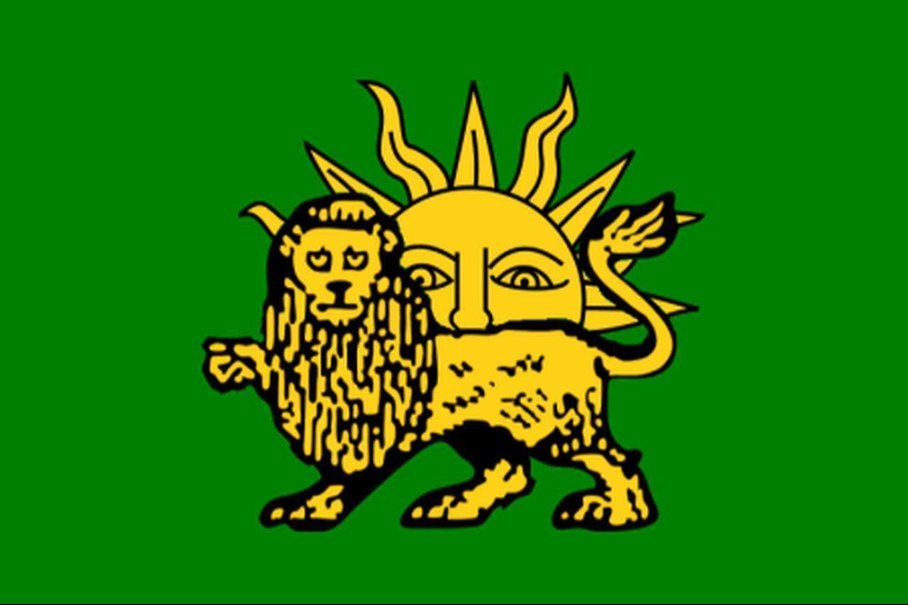 Flag of the Safavid dynasty from 1576 to 1666. (Image via Wikimedia)