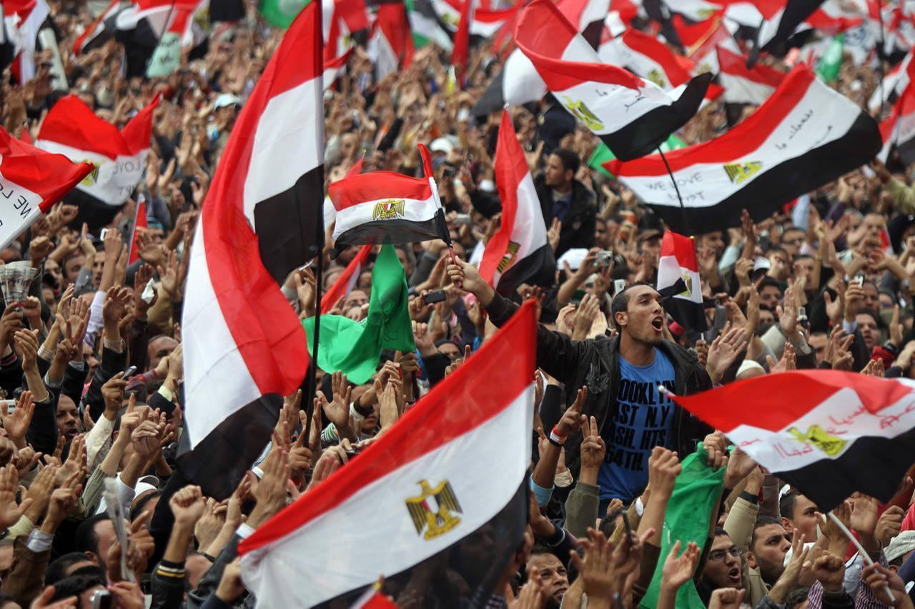 Protesters in Cairo's Tahrir Square in 2011. (AFP Photo)