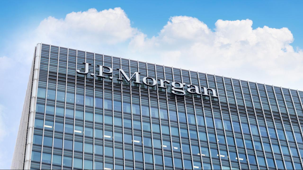 J.P. Morgan signage on the bank’s European headquarters in London, United Kingdom, September 11, 2022. (Adobe Stock Photo)