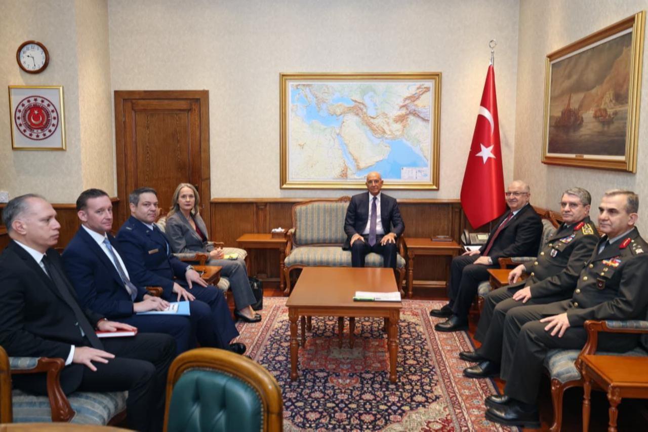 Turkish Defense Minister Guler holds talks with US envoy Barrack