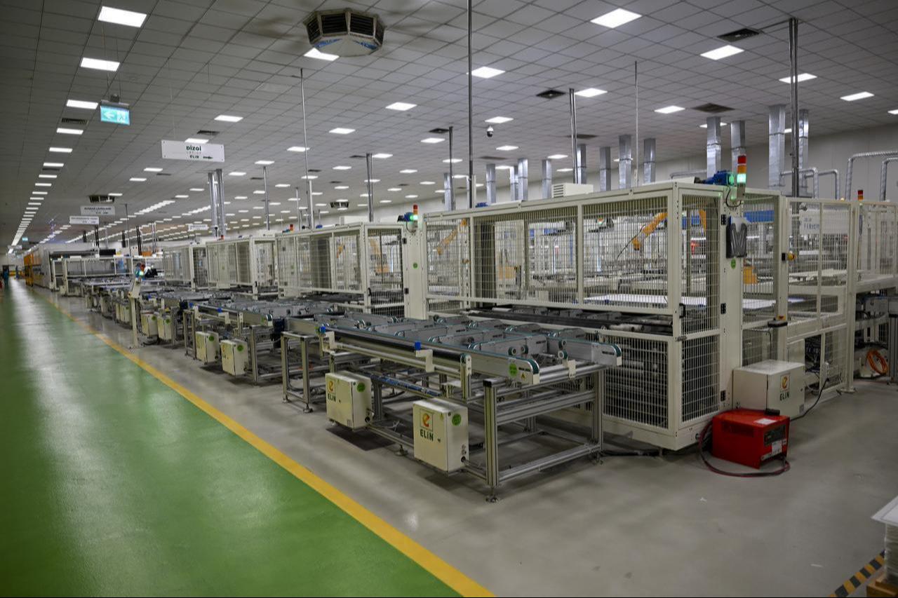 Interior of a high-technology automated manufacturing line in Sivas, Türkiye, on May 8, 2025. (AA Photo)