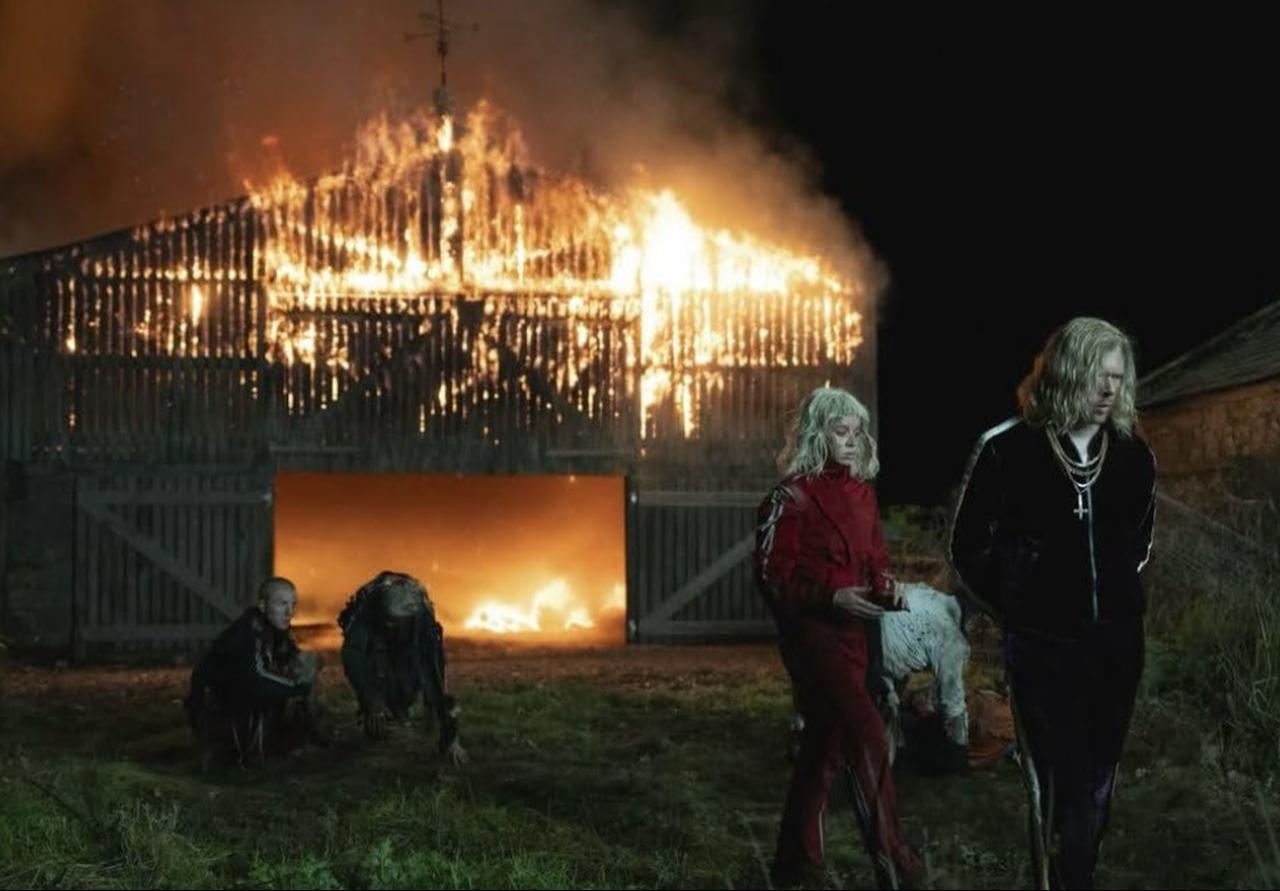 Jack O'Connell and Erin Kellyman in "28 Years Later: The Bone Temple," 2026. (Photo via Sony Pictures)