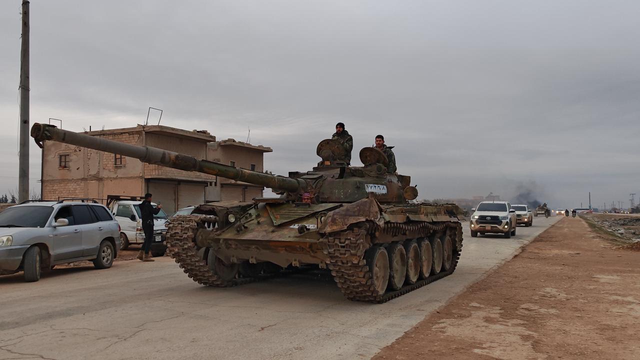 Syrian army enters Dayr Hafir after SDF withdraws following the military operation launched in west of the Euphrates River, eastern Aleppo, Syria on January 17, 2026. (AA Photo)