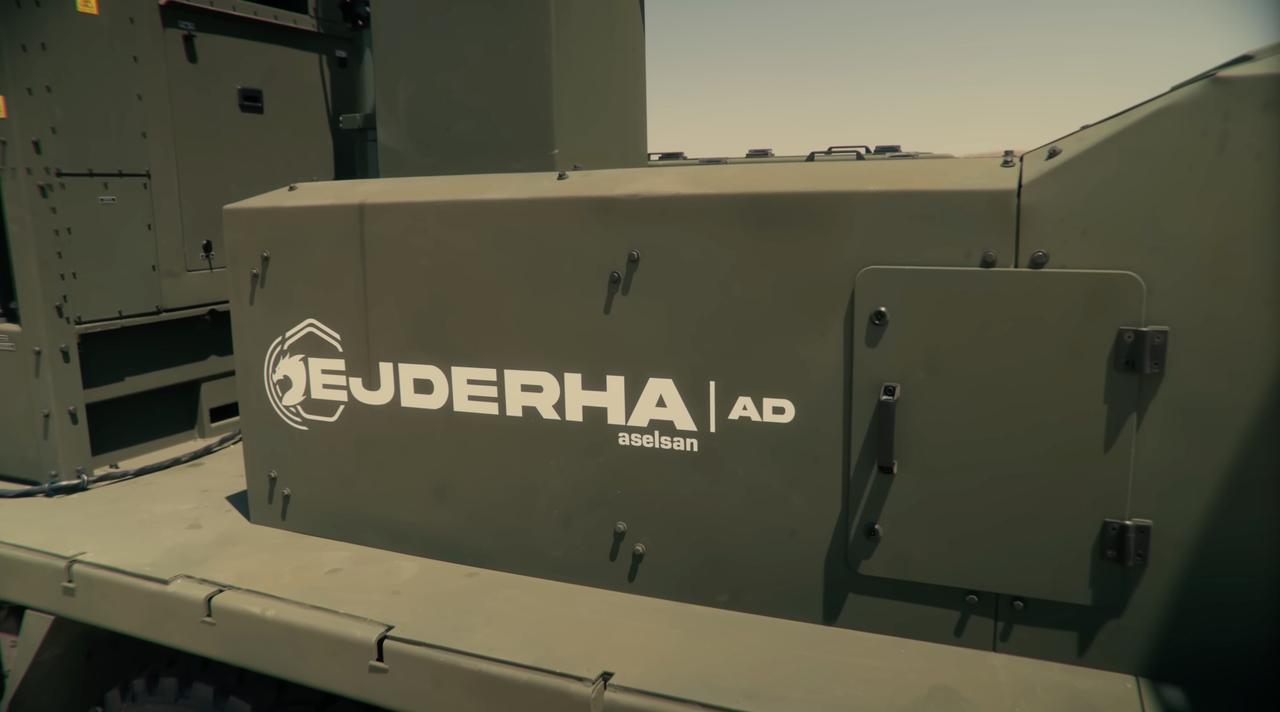 Aselsan's Ejderha (Dragon) High-Power Electromagnetic Countermeasure System during demonstration tests at Aselsan's Golbek Technology Base at unspecified date. (AA Photo)