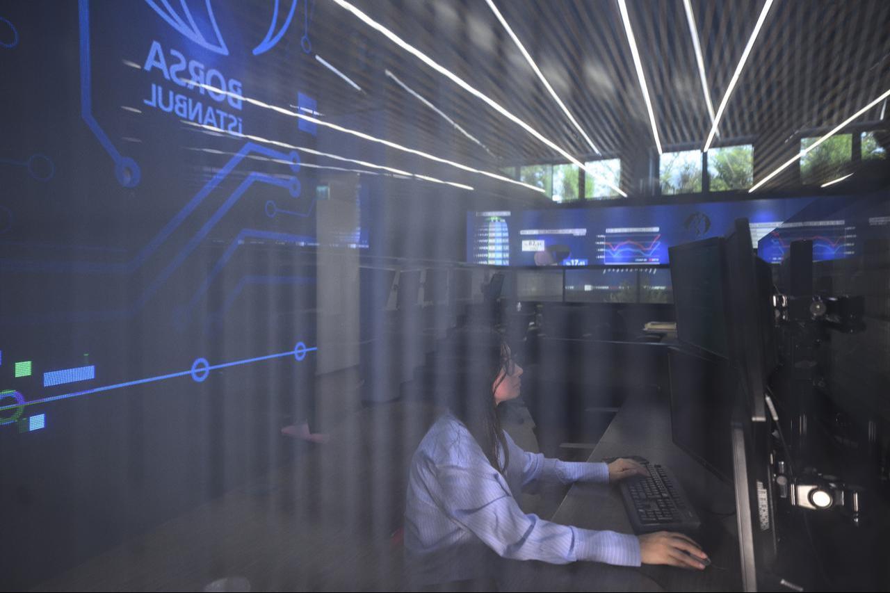 A general view of the Borsa Istanbul (BIST) office in Istanbul, Türkiye, August 27, 2025. (AA Photo)