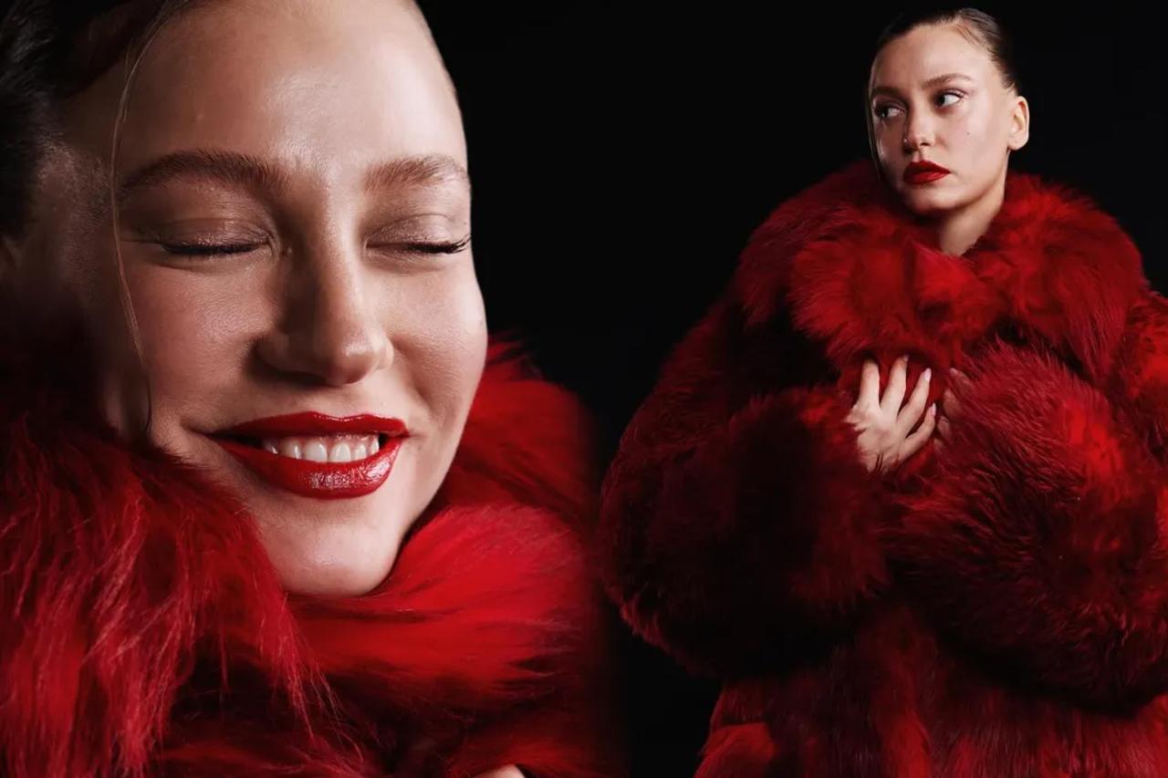 Serenay Sarikaya’s red fur coat sparks price rumors at ELLE Style Awards 2026