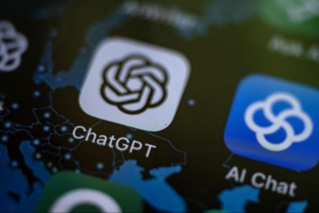 AI (Artificial Intelligence) smartphone app ChatGPT surrounded by other AI Apps in Vaasa, Finland, June 6, 2023. (AFP Photo)