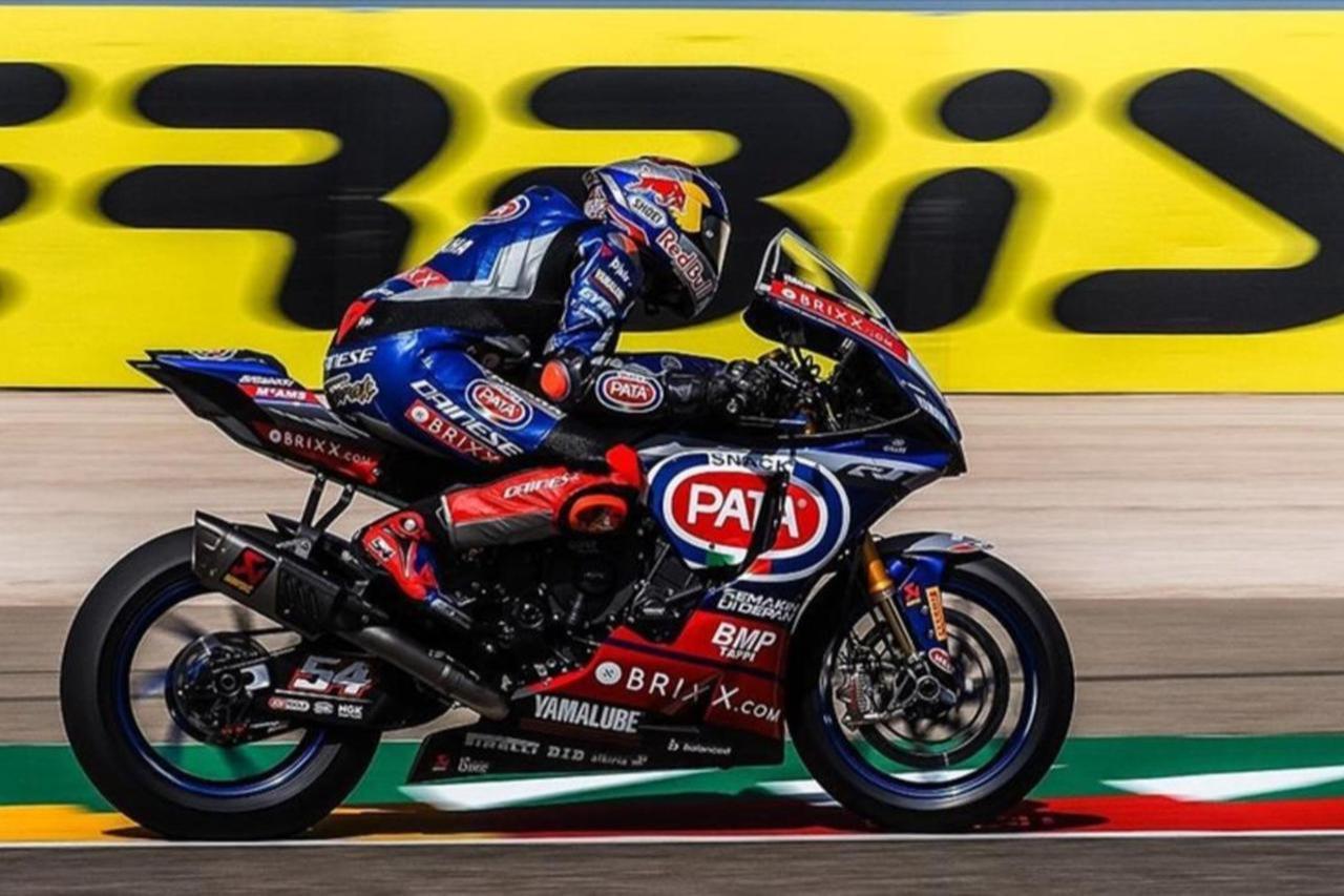 Turkish national motorcycle racer Toprak Razgatlioglu at the Magny Cours Circuit, France, September 4, 2021. (AA Photo)
