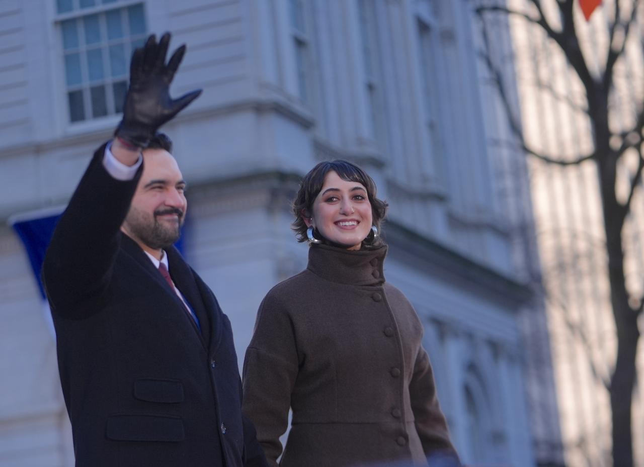 Democrat Mayor Zohran Mamdani becomes the first Muslim mayor of New York City, with the inauguration ceremony at City Hall, Manhattan, New York City, United States on Jan. 1, 2026. (AA Photo)