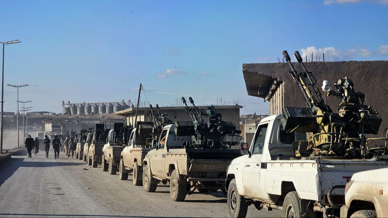 The Syrian army continues to take over territories east of the Euphrates River, extending from the Raqqa region to the Turkish border, without clashes, under the Ceasefire and Full Integration Agreement reached between the Damascus administration and the YPG, operating under the name SDF on Jan. 19, 2026.(A Photo)