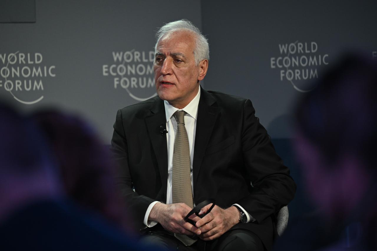 Armenian President Vahagn Khachaturyan attends the World Economic Forum (WEF) Annual Meeting in Davos, Switzerland on January 20, 2026. (AA Photo)