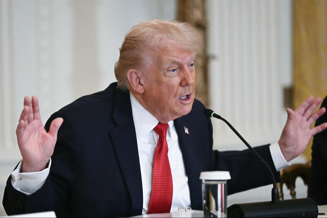 US President Donald Trump speaks during a roundtable discussion on rural health care investments in the East Room of the White House in Washington, DC on January 16, 2026. (AFP Photo)