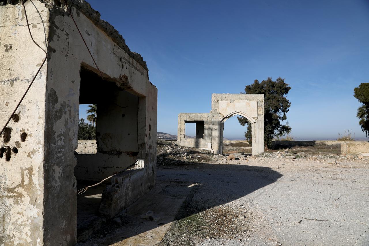 A view from the area where the land of the Suleyman Shah Tomb is located after the Syrian Army recaptured from SDF in the village of Karakozak, Syria on Jan. 21, 2026. (AA Photo)