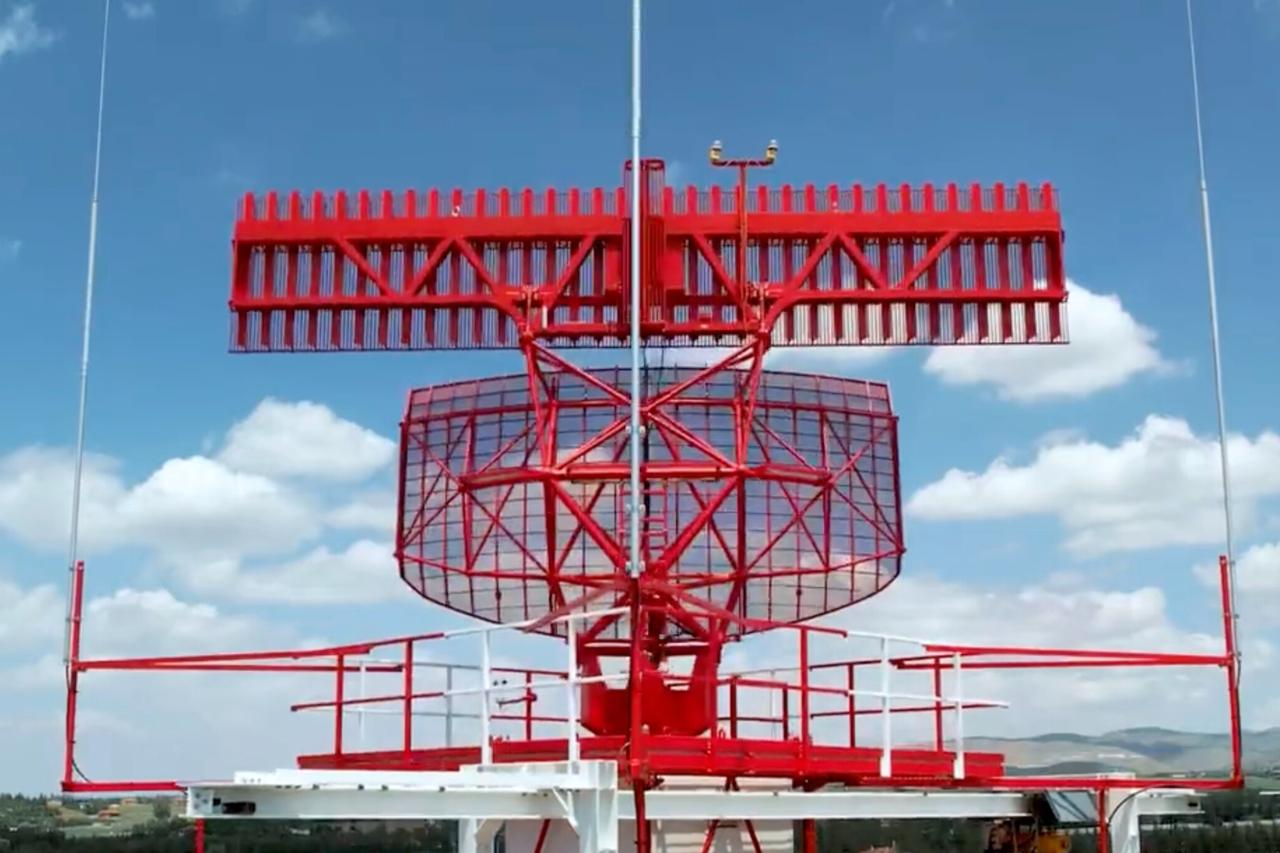 Turkish-made radar system deployed at Damascus International Airport