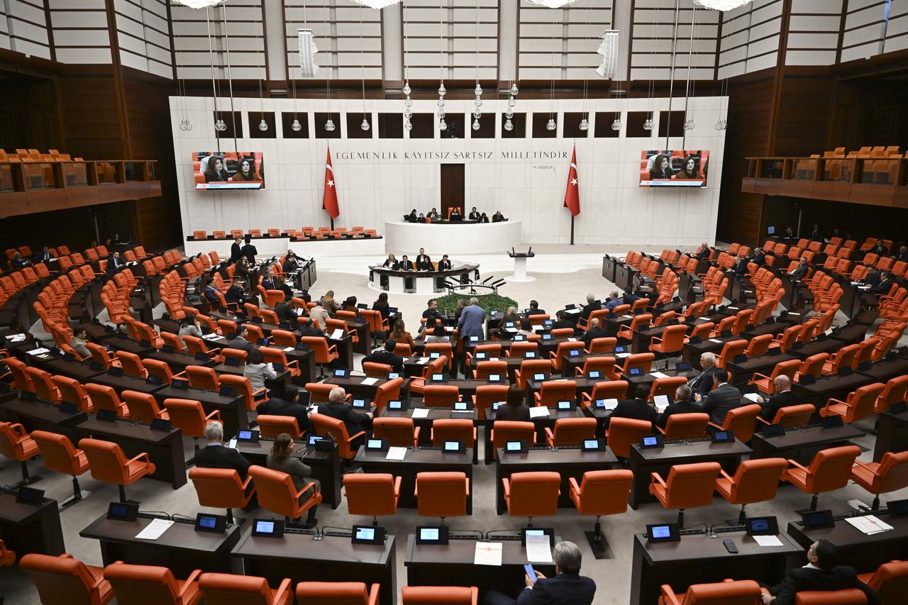 The Turkish Parliament convenes in Ankara, Türkiye on Jan. 13, 2026. (AA photo)