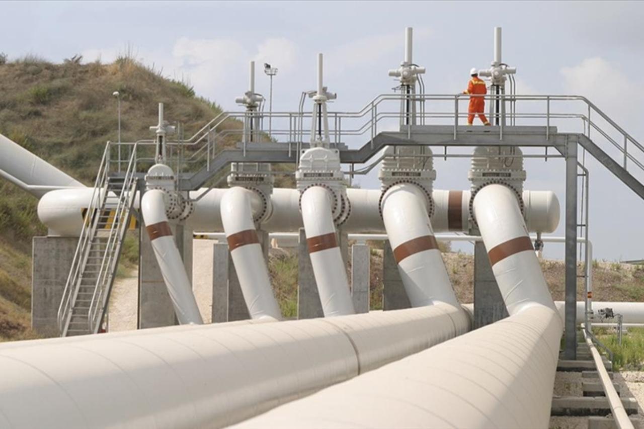 Photo shows part of Baku-Tbilisi-Ceyhan (BTC) pipeline, accessed on Sept. 18, 2025. (AA Photo)