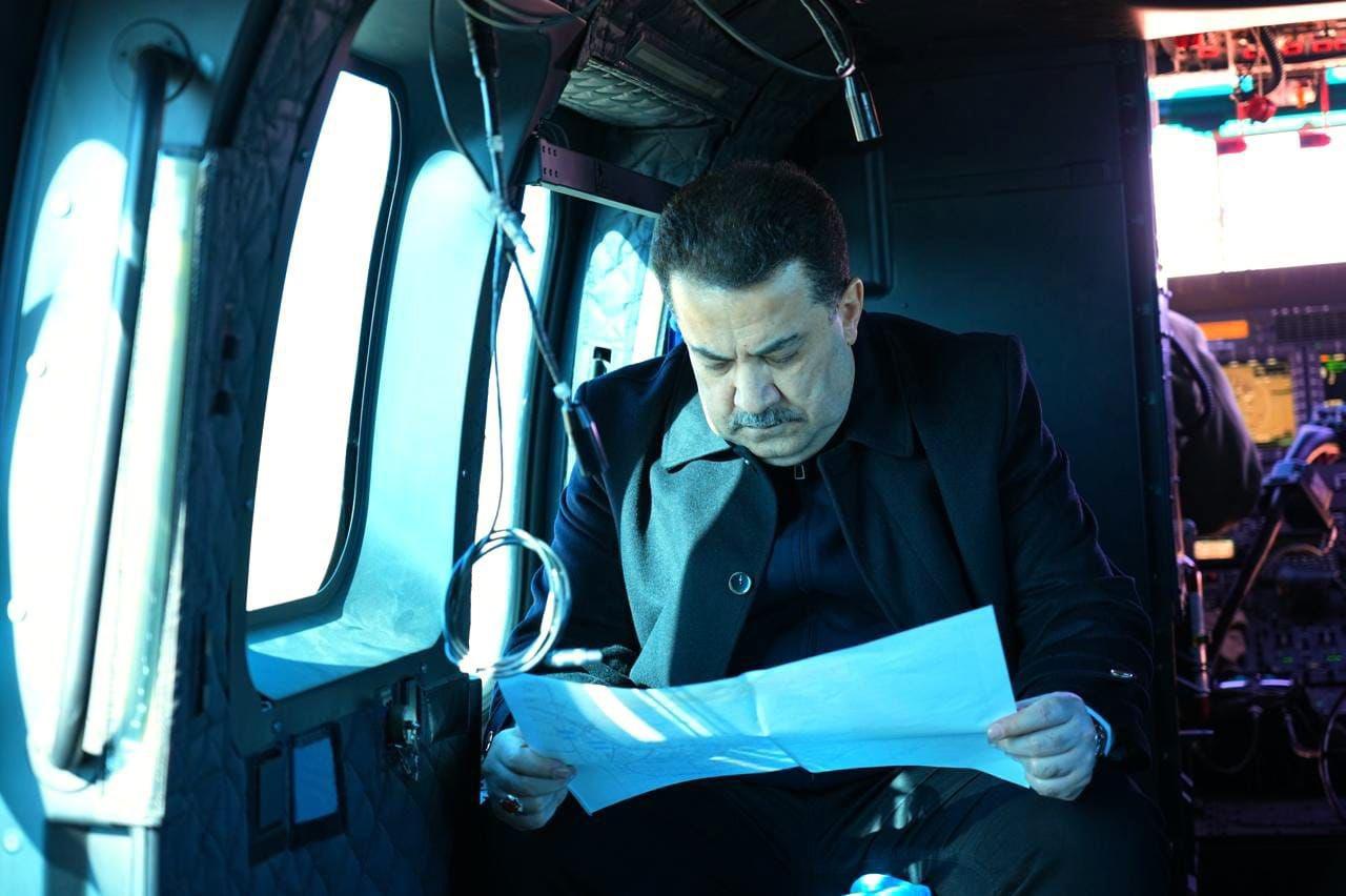 Iraqi Prime Minister Mohammed Shia al-Sudani conducts inspections and reviews at military units along the Iraq-Syria border in Iraq, Jan. 21, 2026. (Iraqi Prime Ministry/Press Office)