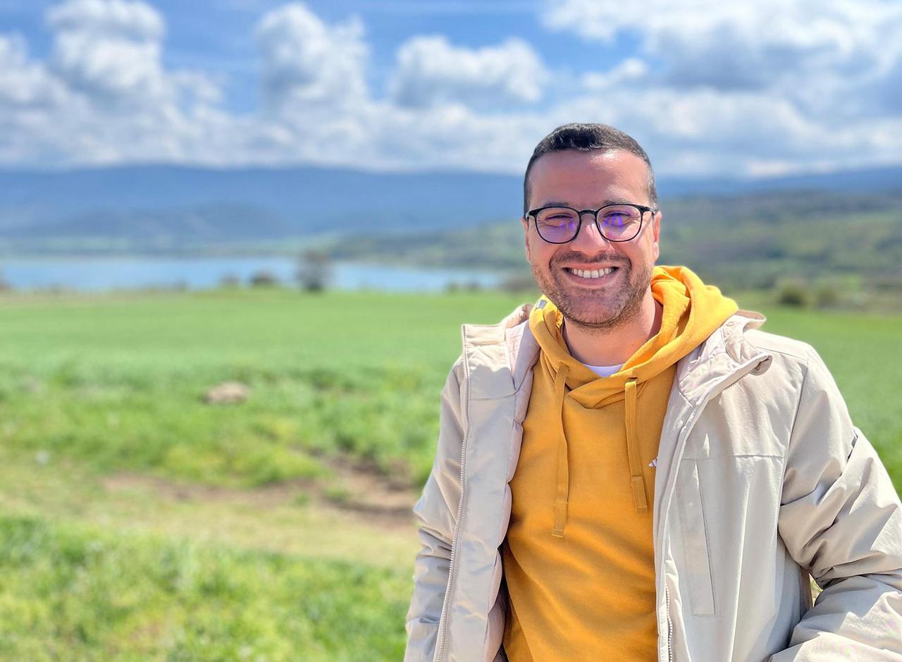 Ferhat Imer, a lecturer at Bolu Abant Izzet Baysal University, is seen during an outdoor visit, reflecting on the cultural and strategic role of the Turkish language across different regions. (Photo via Türkiye Today's archive)