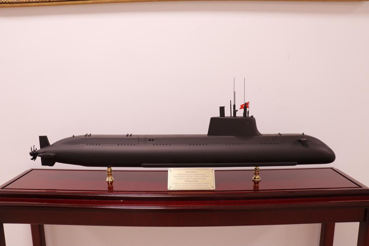 The National Submarine (MILDEN) Project, which was initiated with the aim of strengthening the Turkish Navy, accessed on 7 May, 2025. (AA Photo)