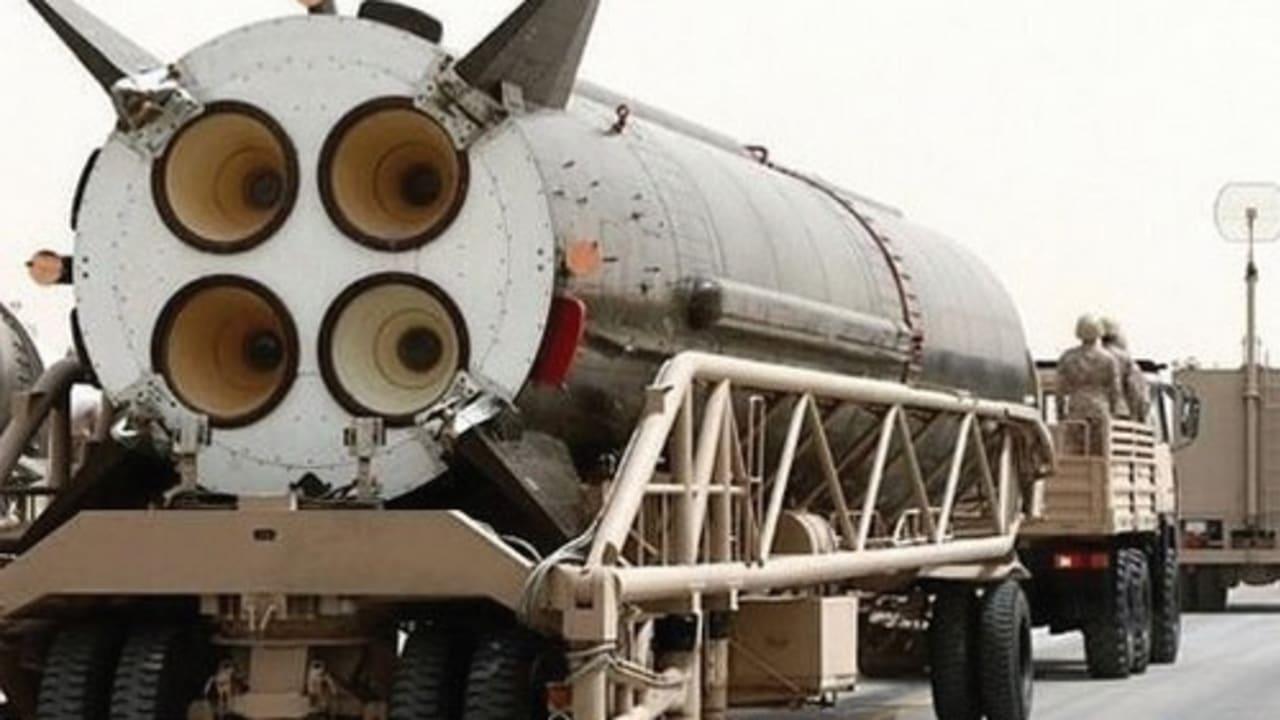 DF-3 intermediate range ballistic missile during a military parade in Saudi Arabia. (Photo via Jerusalem Post)
