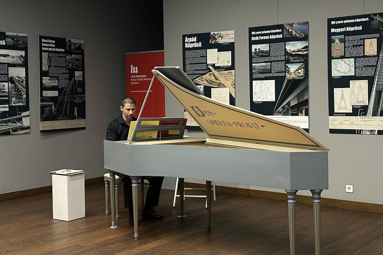 Hungarian harpsichord virtuoso Marton Borsanyi performs in Istanbul for Hungarian Culture Day