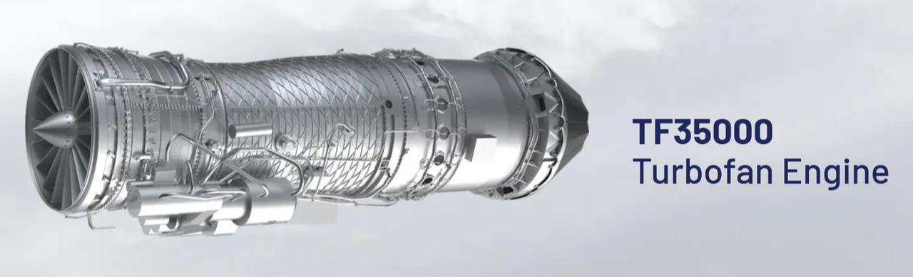 A view of the TEI's TF35000 Turbofan Engine, which will produce 35,000 lbf thrust required to power the National Fighter Aircraft (KAAN). (Photo via TEI)