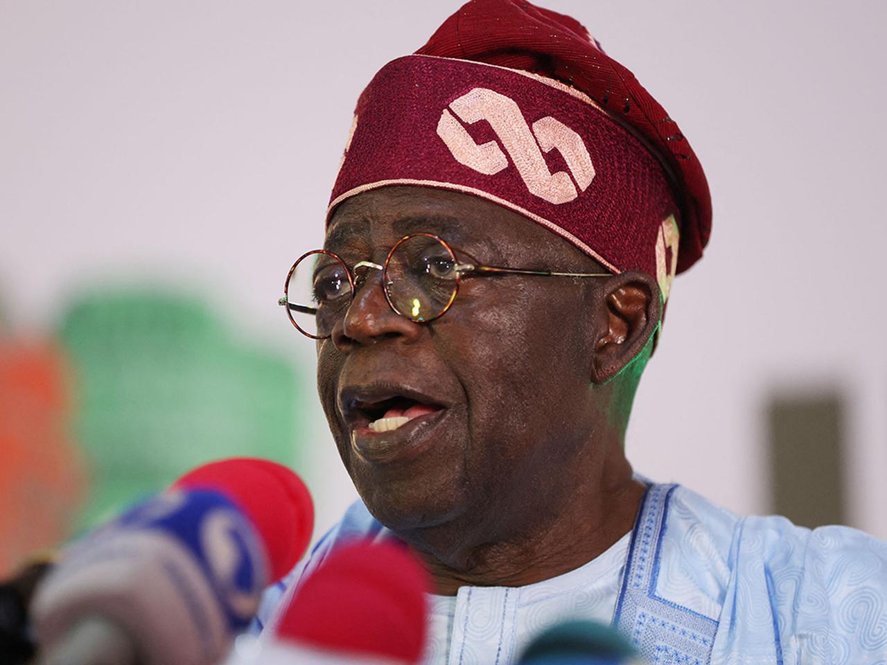Nigerian president Bola Tinubu, who currently heads the Economic Community of the West African States (ECOWAS). (AFP Photo)