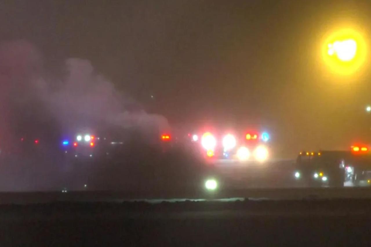 Seven killed as business jet crashes during takeoff at Maine airport