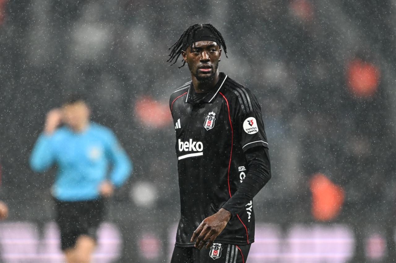 Tammy Abraham of Besiktas reacts during the Turkish Super Lig Week 18 match against Kayserispor at Tupras Stadium in Istanbul, Türkiye, January 19, 2026. (AA Photo)