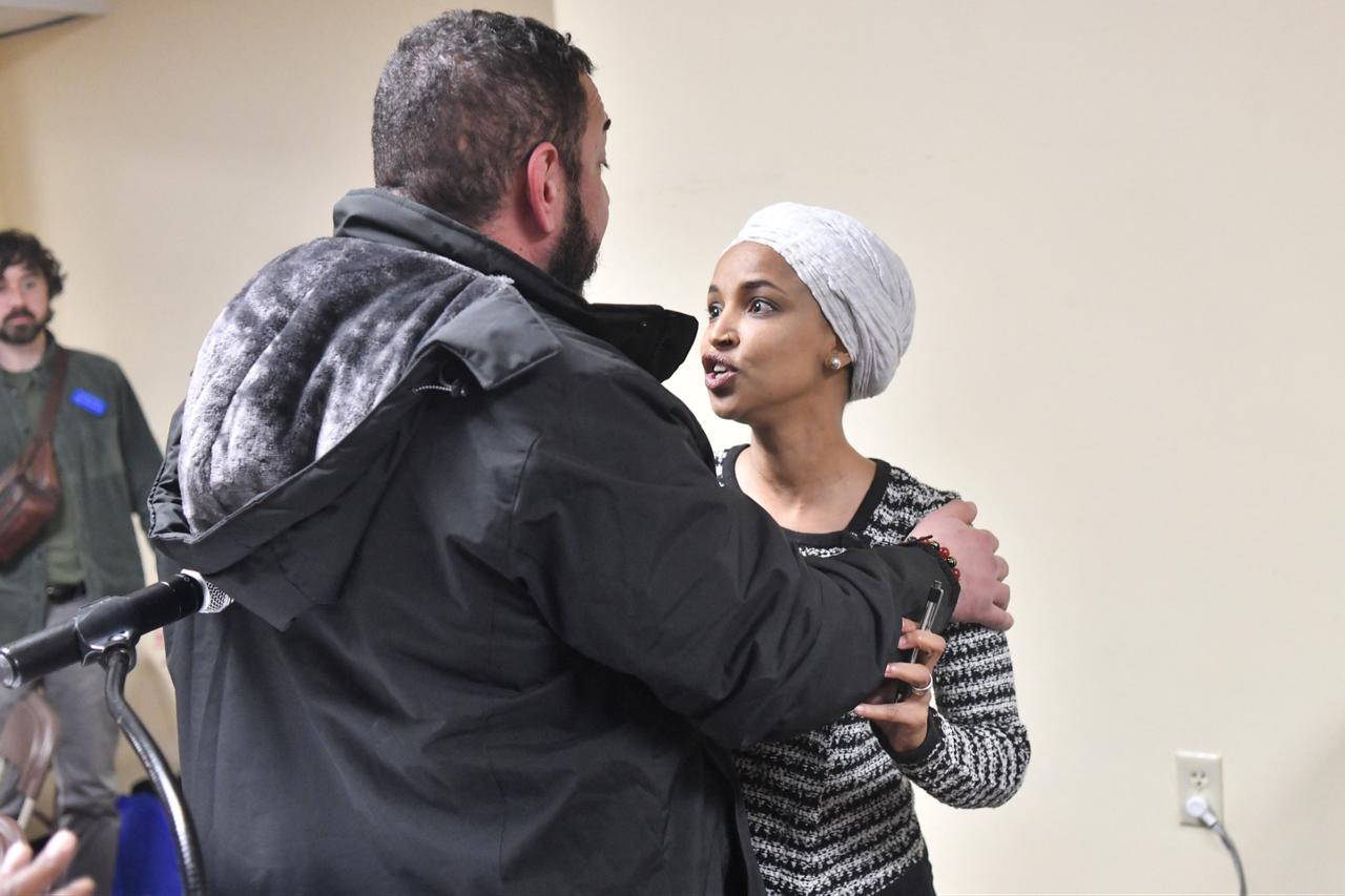 Rep. Ilhan Omar attacked hours after Trump’s Iowa rant