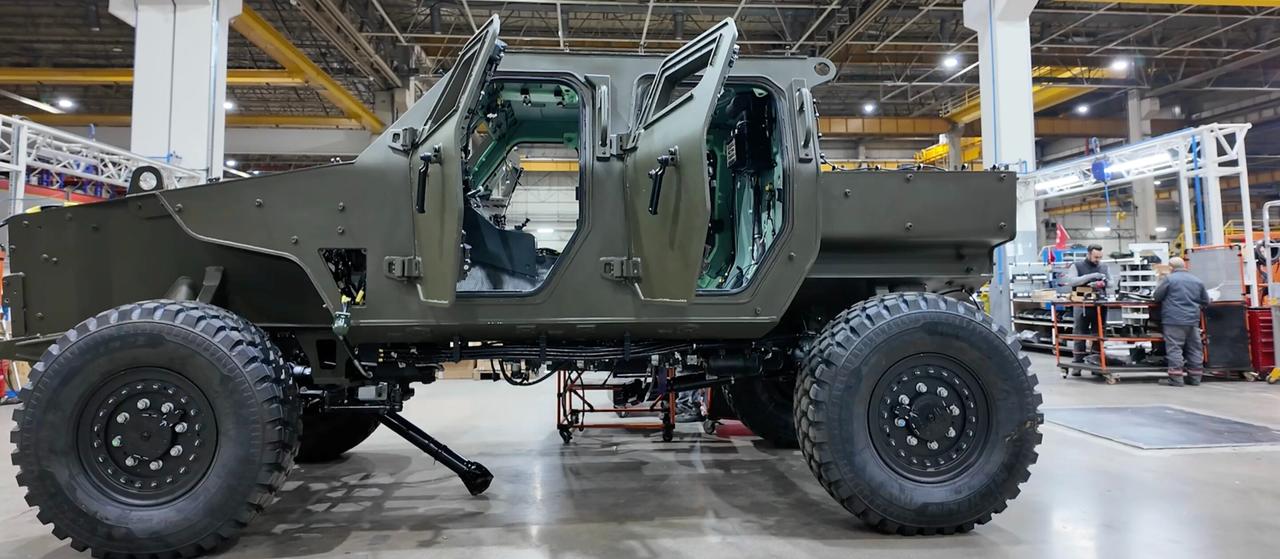 Turkish defense manufacturer Otokar's 4x4 tactical wheeled light armored vehicle in Ankara, Türkiye on January 17, 2026. (AA Photo)