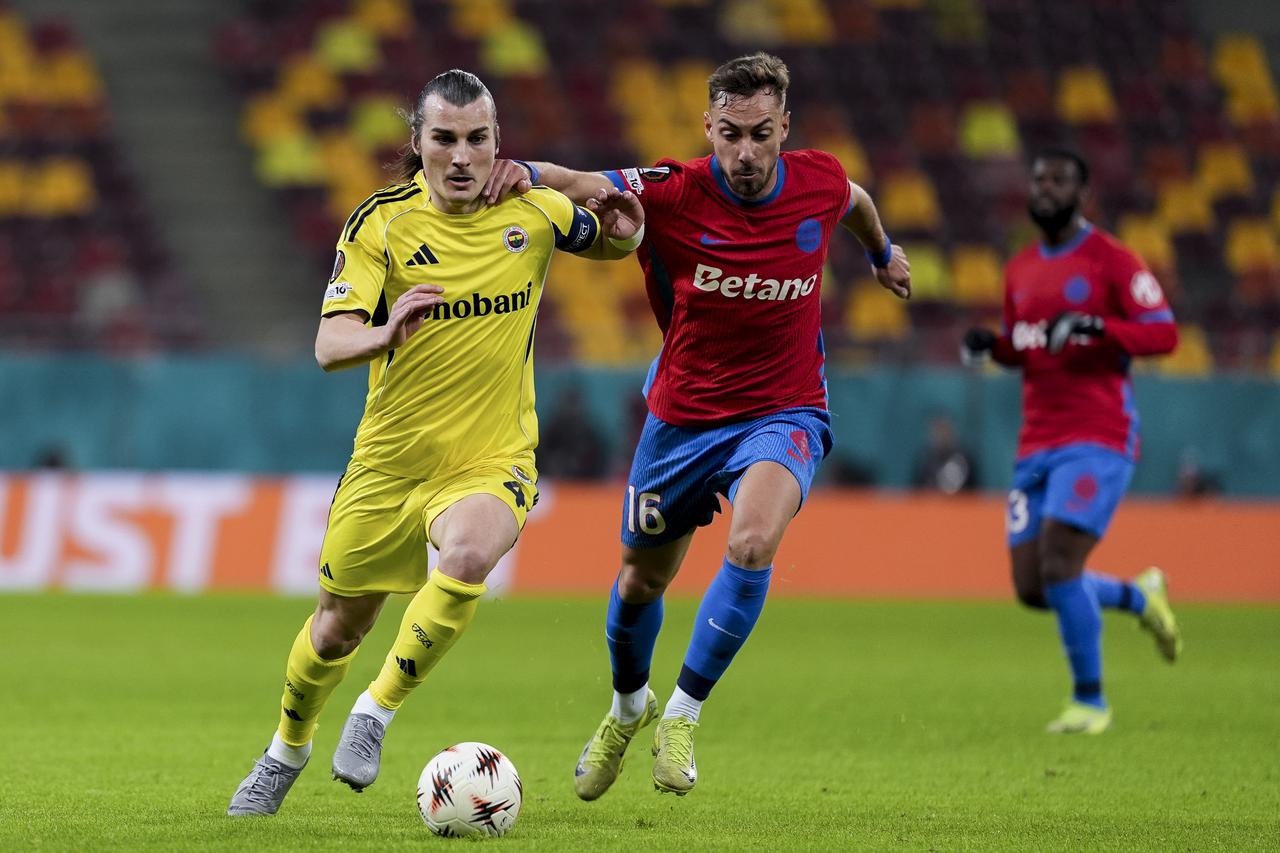 FCSB fights back to claim 1-1 draw with Turkish giants Fenerbahce