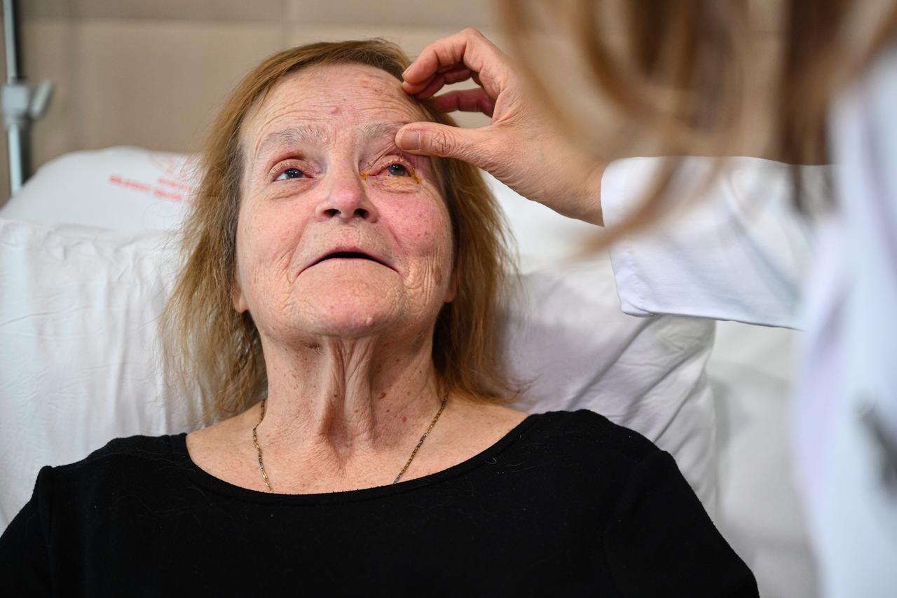 Specialists at Ankara Bilkent City Hospital treated Caroline Edith’s corneal condition without the need for an immediate transplant. Türkiye, Jan. 31, 2026. (AA Photo)