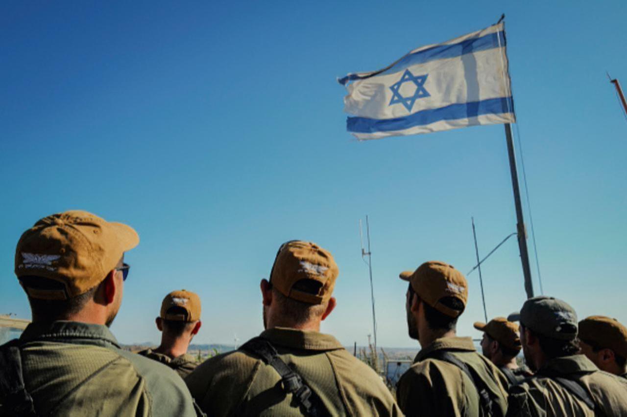 Israeli army military drone unit seen training with drones near Kibbutz Merom Golan, on the occupied Syrian Golan Heights, on June 26, 2025. (AFP Photo)