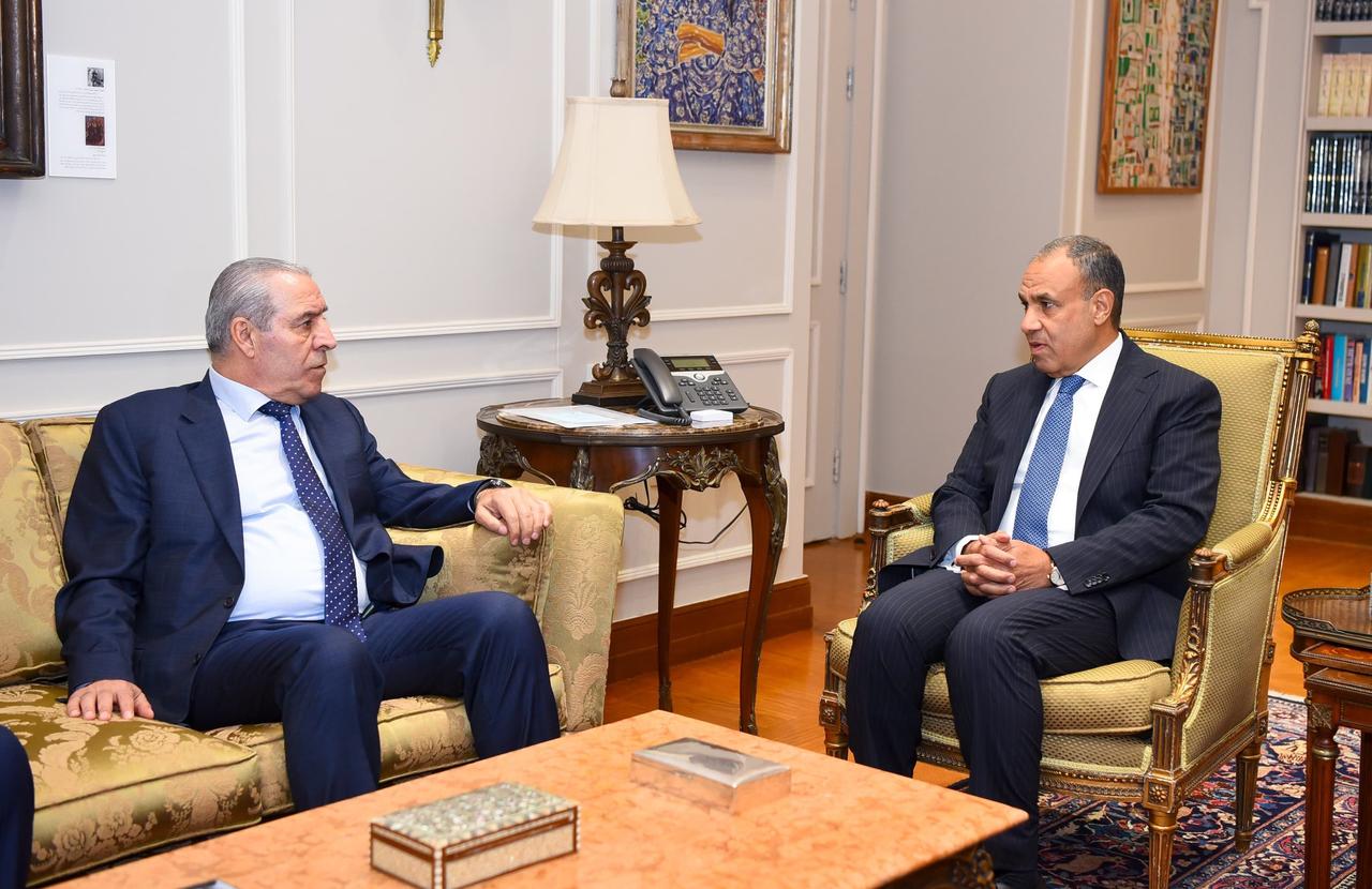 Egyptian Foreign Minister Badr Abdelatty met in Cairo with a Palestinian delegation headed by Hussein al-Sheikh, Vice President of the State of Palestine, and the meeting addressed the latest developments in the Gaza Strip, January 4, 2026. ( Photo via X / @MfaEgypt )