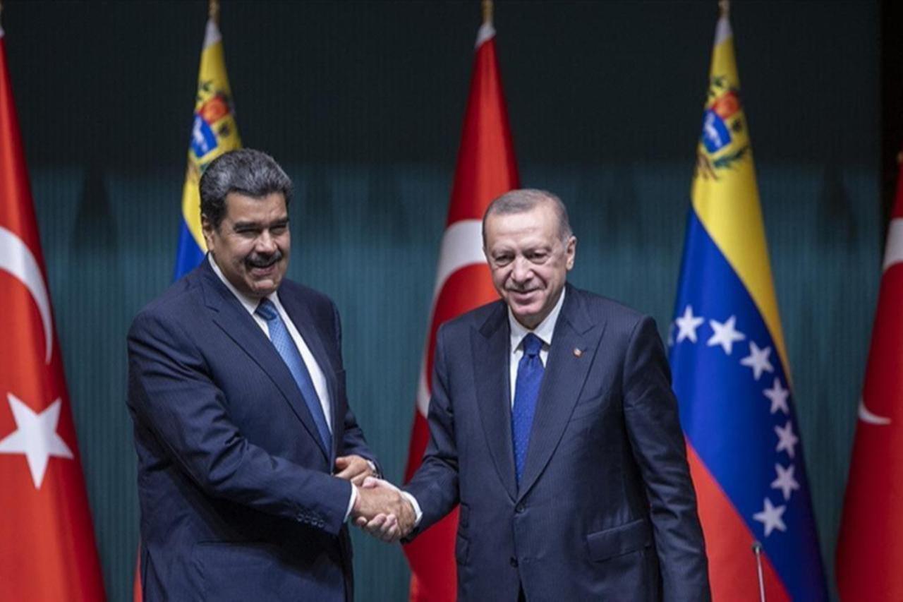 Venezuelan President Maduro congratulates President Erdogan, Bogota, June 4, 2023. (AA Photo)