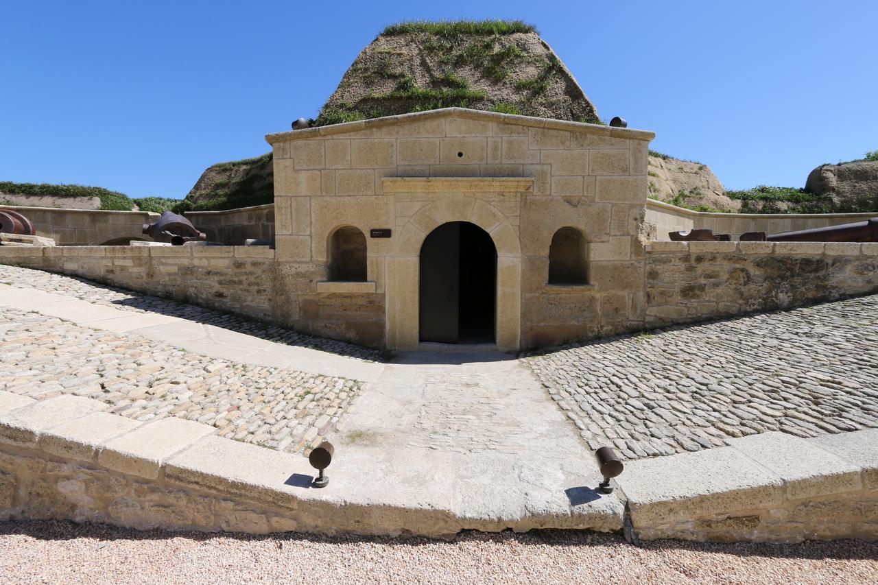 The restored entrance section of Seddulbahir Castle is seen in Eceabat, Canakkale, Türkiye, Jan. 6, 2026. (AA Photo)