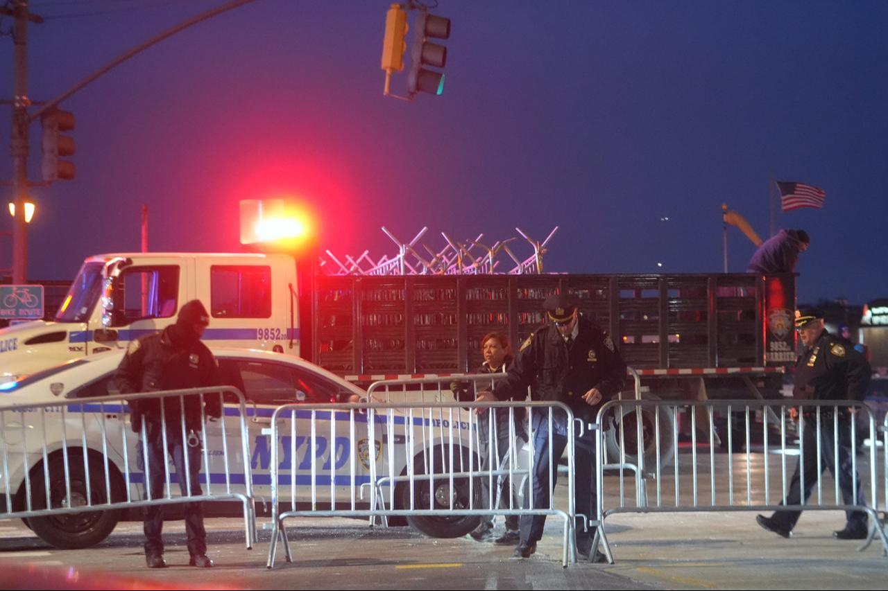 Venezuelan President Nicolas Maduro and his wife, who were captured by US military forces, taken to the Metropolitan Detention Center in Brooklyn, New York, in a van with an armored escort to be processed by the DEA, United States on Jan. 3, 2026. (AA Photo)