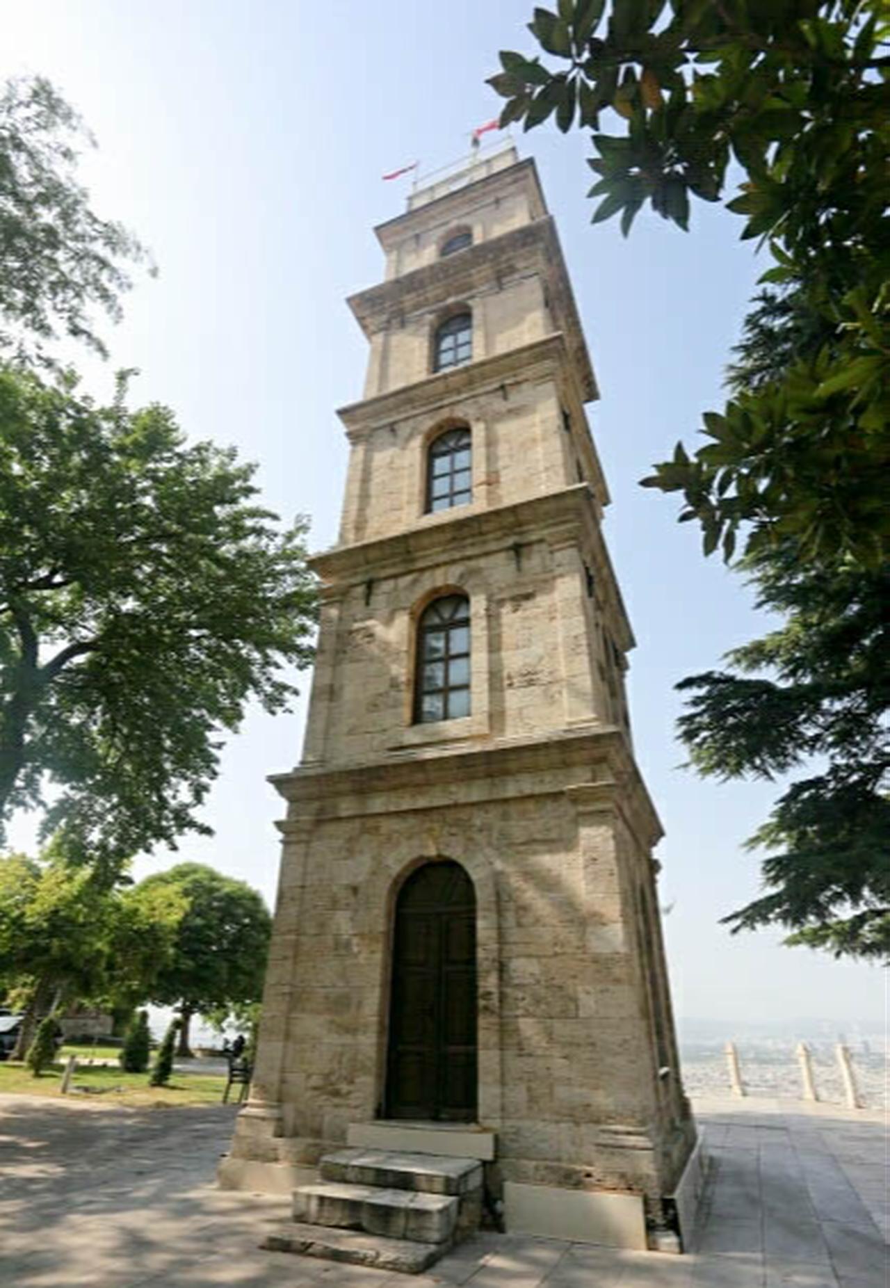 Tophane Clock Tower, Bursa — historic Ottoman clock tower in Tophane Park. (Source: World Wanderings)