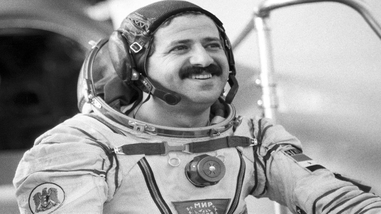 Syrian astronaut and Major General Mohammad Fares , Syria’s first astronaut. In 1987, he flew with two Russian cosmonauts to the Soviet space station Mir. ( Photo via Sputnik )