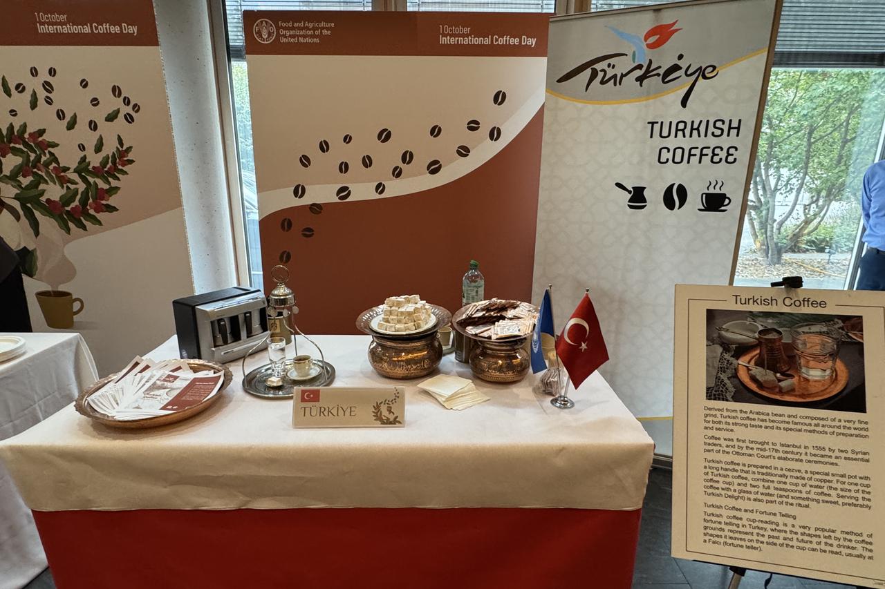 Turkish coffee steals spotlight on World Coffee Day in Rome