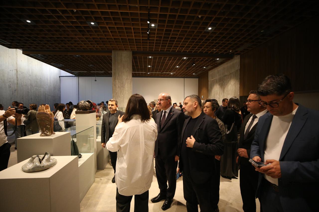 The 10th Canakkale Biennial opens in Canakkale, Türkiye, bringing contemporary art together with the city’s historic and natural landscape through the interplay of water and land. (AA Photo)