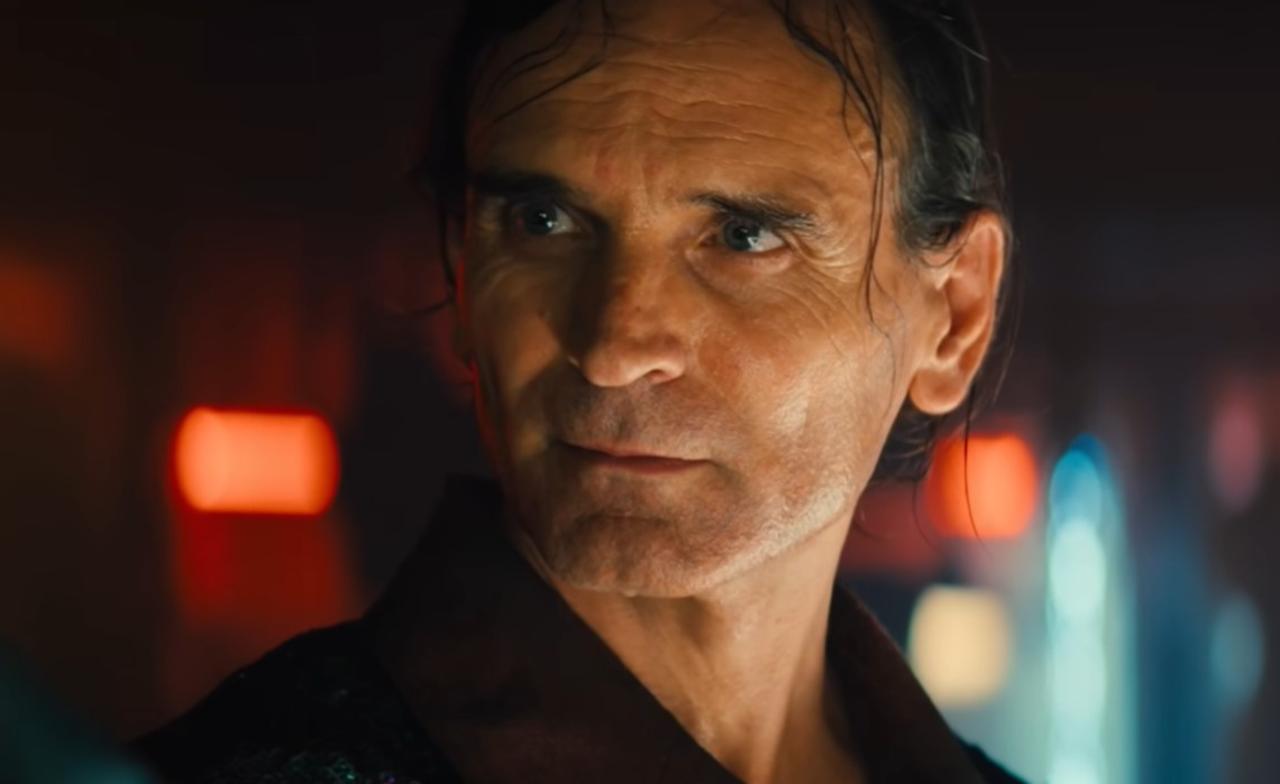 A character appears in a scene from Prime Video’s upcoming sci-fi series “Blade Runner 2099,” featured in the NYCC trailer. (Photo via Prime Video)