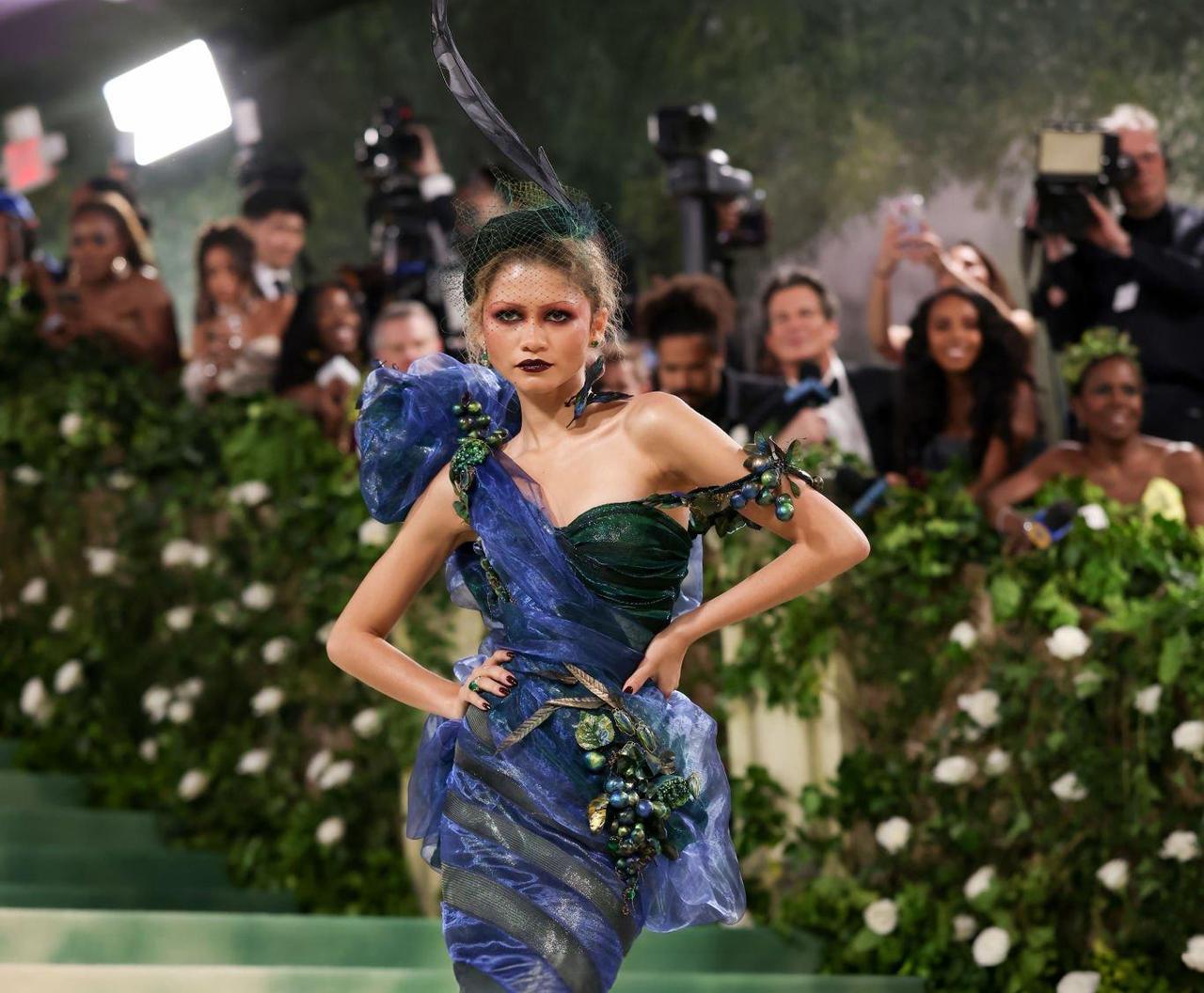 US actress Zendaya arrives for the 2024 Met Gala at the Metropolitan Museum of Art on May 6, 2024, in New York. (AFP Photo)