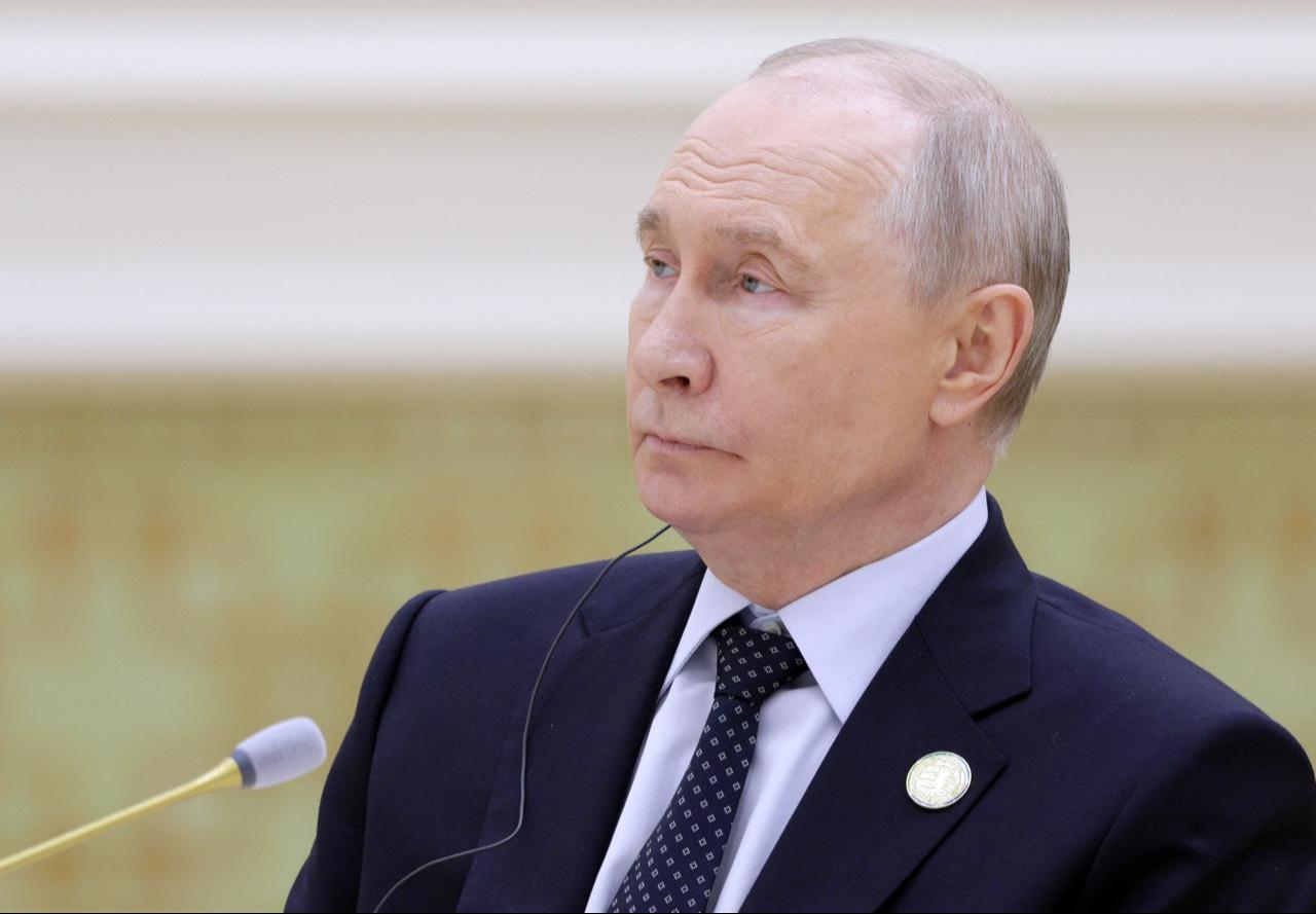 Russia's President Vladimir Putin attends the Caspian Environmental Summit in Turkmenbashi on October 9, 2026. (AFP Photo)